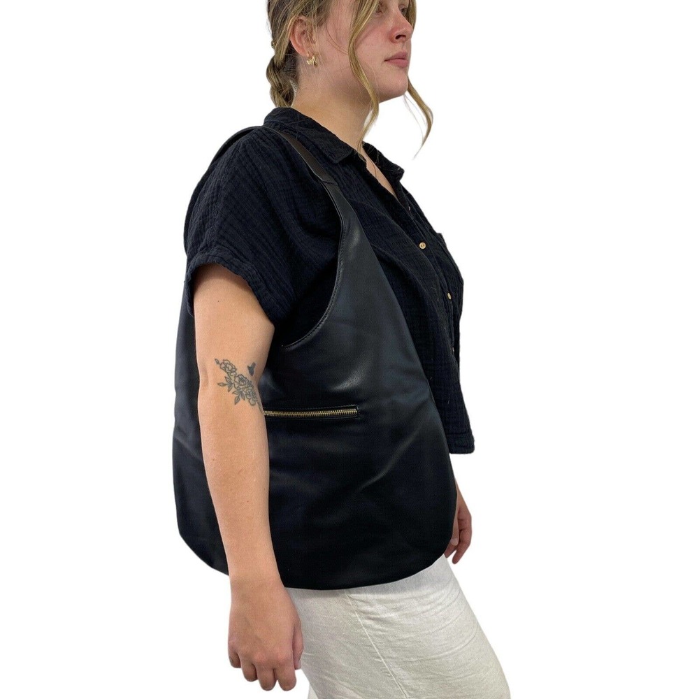 FAWN The Slouchy Tote in Black Matte NWT